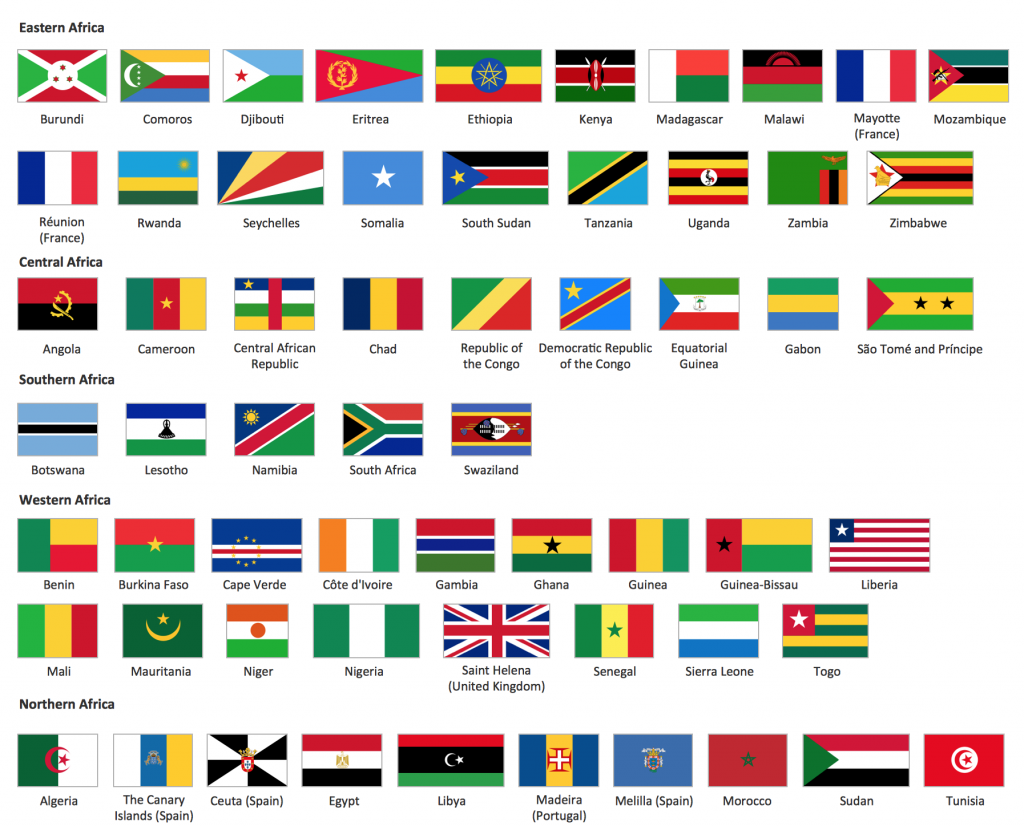 Image result for list of africa countries