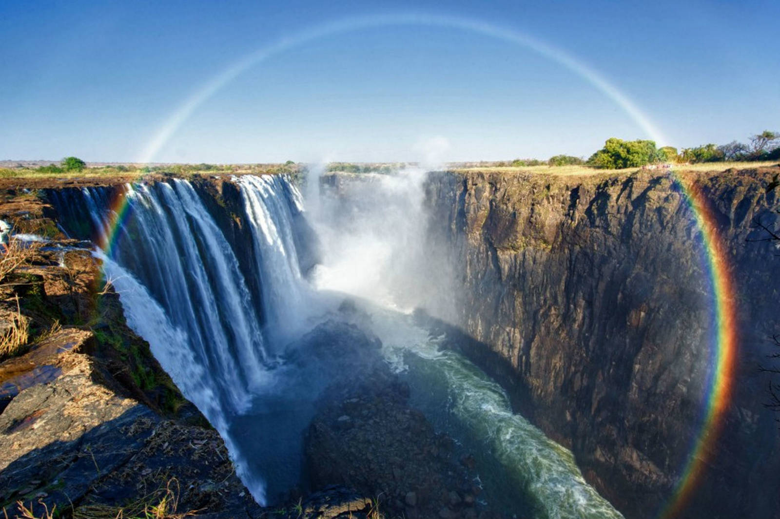 Victoria-Falls-rainbow | Africa Facts