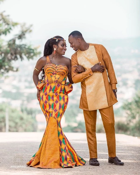 100 Unique Nigeria Brides & Grooms Wedding Outfits Style.  African wedding  dress, Bride attire, Traditional wedding attire